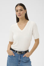 Lade das Bild in den Galerie-Viewer, V-Shirt Lizza - Kaffe