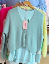 Lade das Bild in den Galerie-Viewer, Strickjacke V-Ausschnitt -ONESIZE