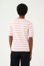Lade das Bild in den Galerie-Viewer, Kalizza Strickshirt Blockstreifen Kaffe
