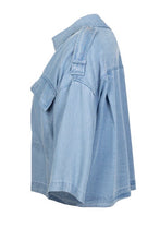 Lade das Bild in den Galerie-Viewer, Jeans Overshirt oversized White Label
