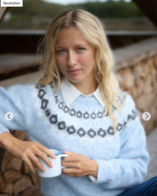 Lade das Bild in den Galerie-Viewer, Pullover Berta - Kaffe
