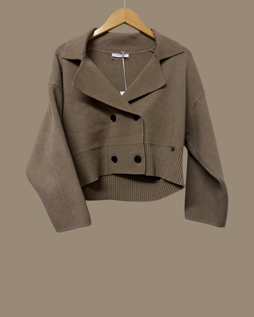 Doppelreiher Strickjacke - Choice